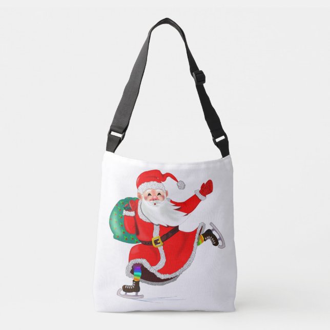 Jultomten jul Crossbody Bag Axelväska (Framsida)