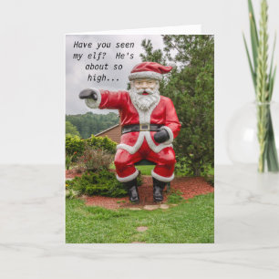 Jultomten - Jul - Helgdagar - Humor Helgkort