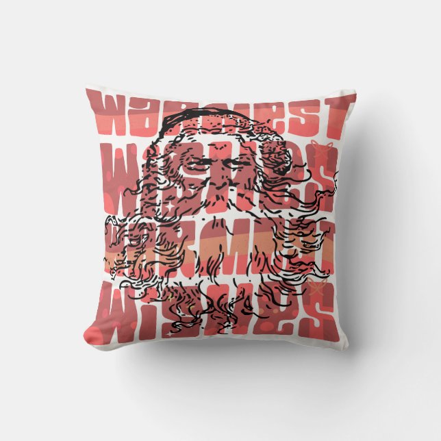 Jultomten jul i önskemål kudde (Framsida)