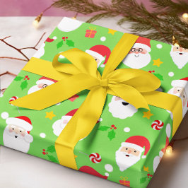 Jultomten-jul i sluttande Roligt Presentpapper