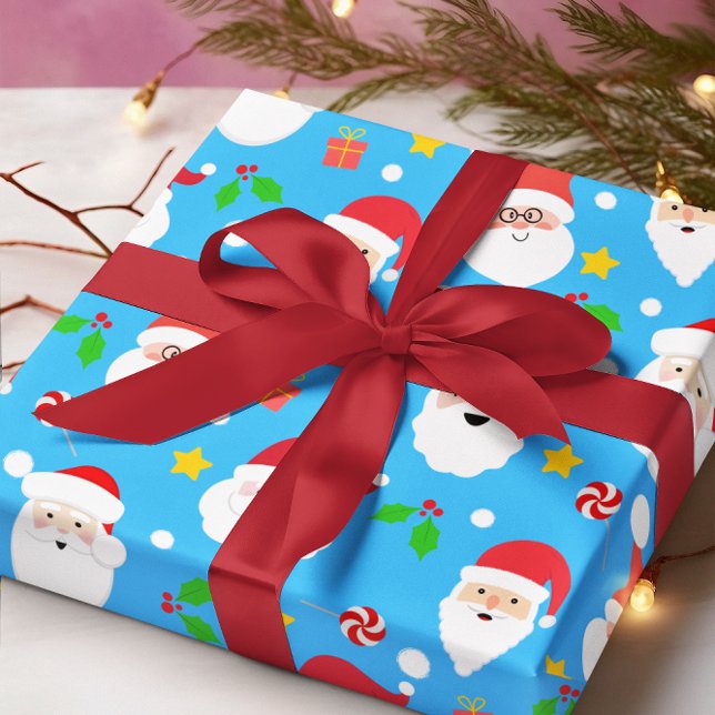 Jultomten-jul i sluttande Roligt Presentpapper (Skapare uppladdad)