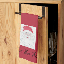 Jultomten jul kökshandduk