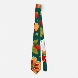 Jultomten jul Leksak Retro Mönster Slips