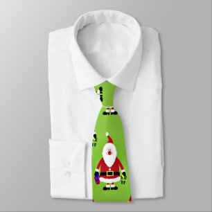 Jultomten jul Mönster Slips