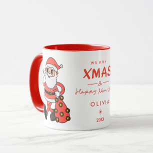 Jultomten jul Mugg Personlig
