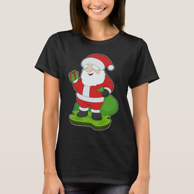 Jultomten jul Paket T Shirt (Framsida)