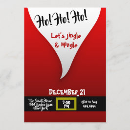 Jultomten jul Party Inbjudningar