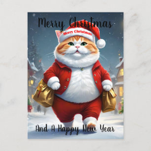 Jultomten, jul vykort