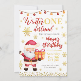 Jultomten Juldag-inbjudan Inbjudningar