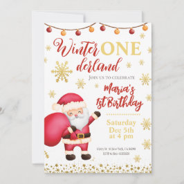 Jultomten Juldag-inbjudan Inbjudningar