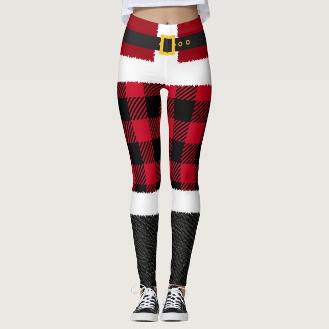 Jultomten juldräkt leggings (Framsida)