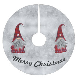 jultomten julgransmatta borstad polyester