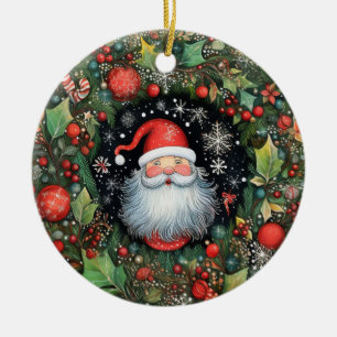 Jultomten Julgransprydnad Keramik