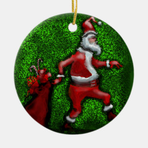 Jultomten Julgransprydnad Keramik