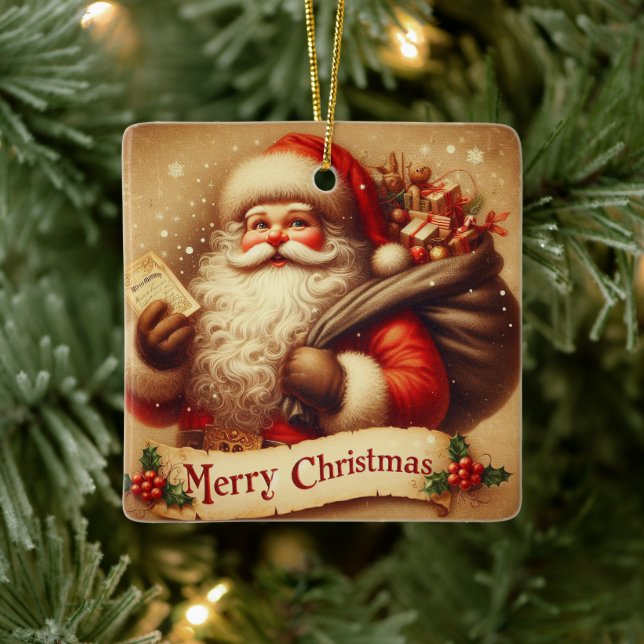 Jultomten Julgransprydnad Keramik (Träd)