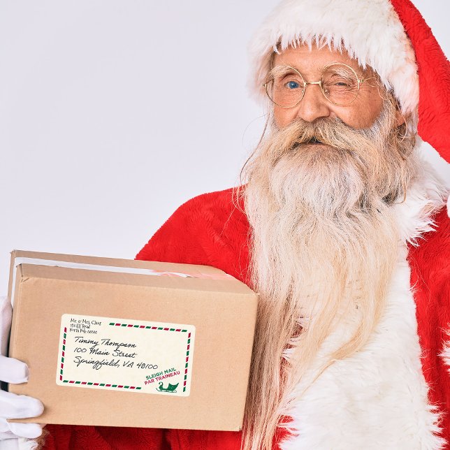 Jultomten julhelg fraktsedel (Skapare uppladdad)