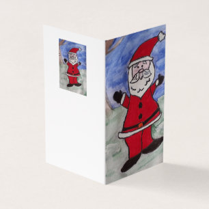 Jultomten julkort kort