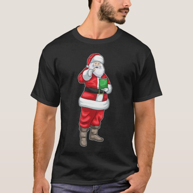 Jultomten julpotatis chip t shirt (Framsida)
