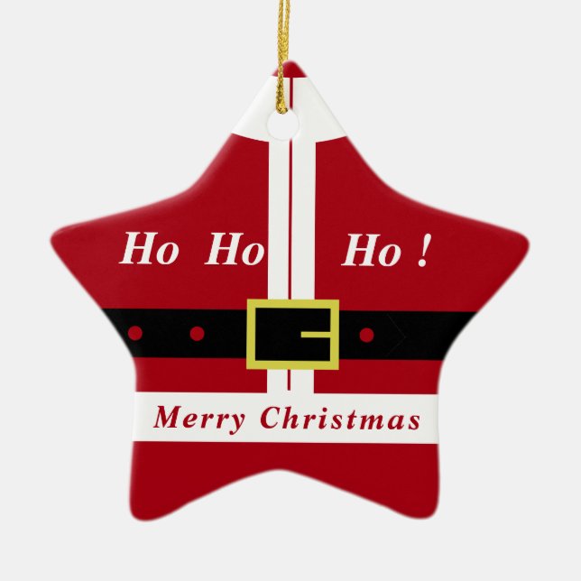 Jultomten julprydnad julgransprydnad keramik (Framsidan)