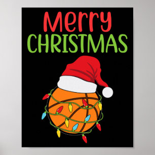 Jultomten Jultomten Julafton: Julbäcken i basket Poster