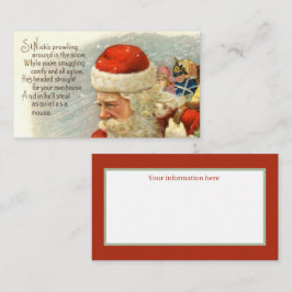 jultomten jultomten visitkort
