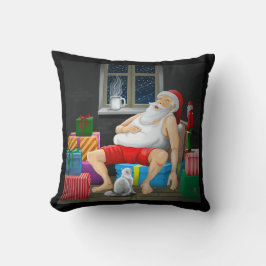 Jultomten kaffetid kudde