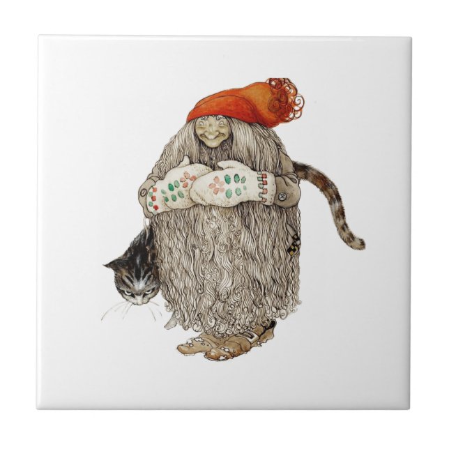 Jultomten Kakelplatta (Framsidan)