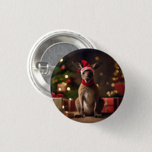 Jultomten Kangaroo Knapp