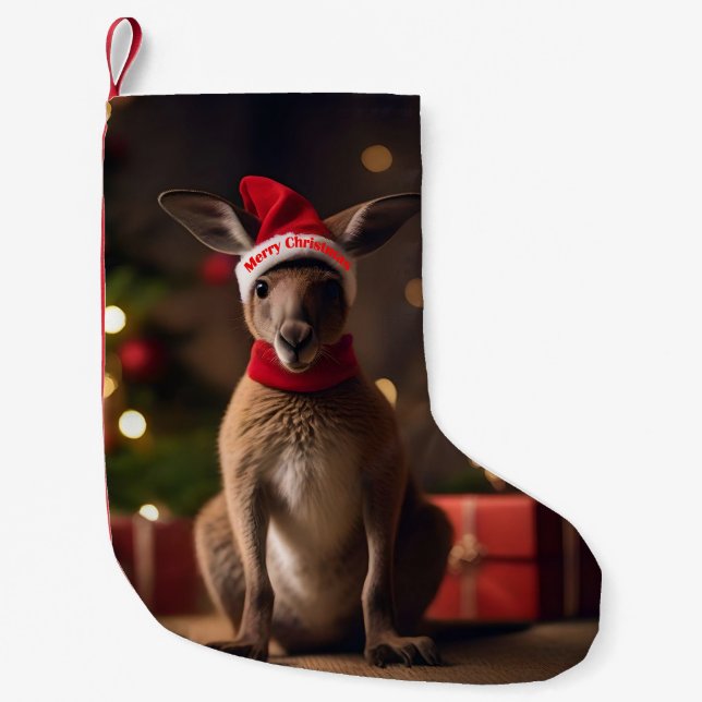 Jultomten Kangaroo. Liten Julstrumpa (Framsidan)