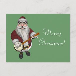 Jultomten Kärlek Hans Banjo Helg Vykort