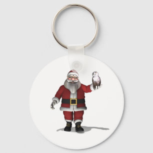 Jultomten Kärlek Snowy Uggla Nyckelring