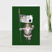 Jultomten Kärlek spelar Poker