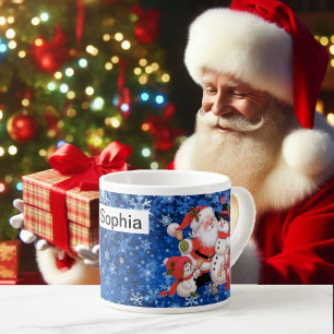 Jultomten Kids Kopp Barns Kakao NAMN Espressomugg