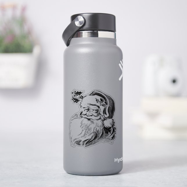 Jultomten Klistermärken (HydroFlask)