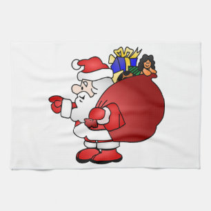 Jultomten Kökshandduk
