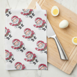 Jultomten Kökshandduk