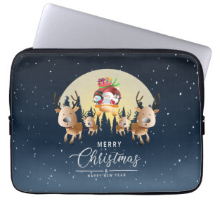 Jultomten kommer Laptop sleeve 13 tum