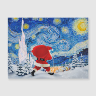 Jultomten kommer med vykort