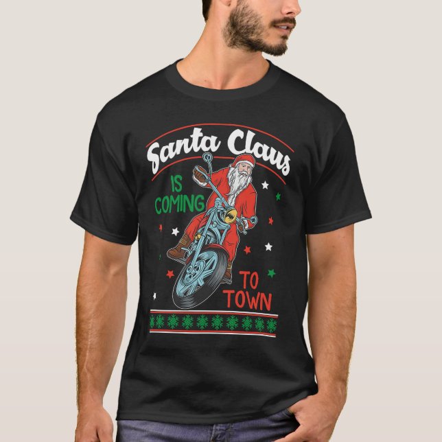 Jultomten kommer t shirt (Framsida)