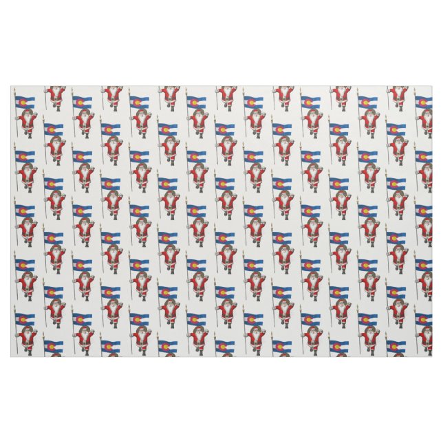 Jultomten kommer till Colorado Tyg (Fat Quarter)
