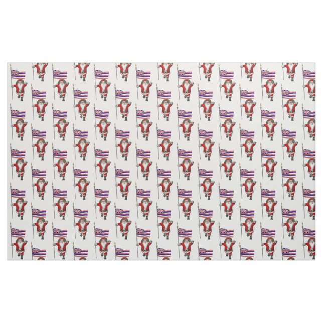 Jultomten kommer till Hawaii Tyg (Fat Quarter)