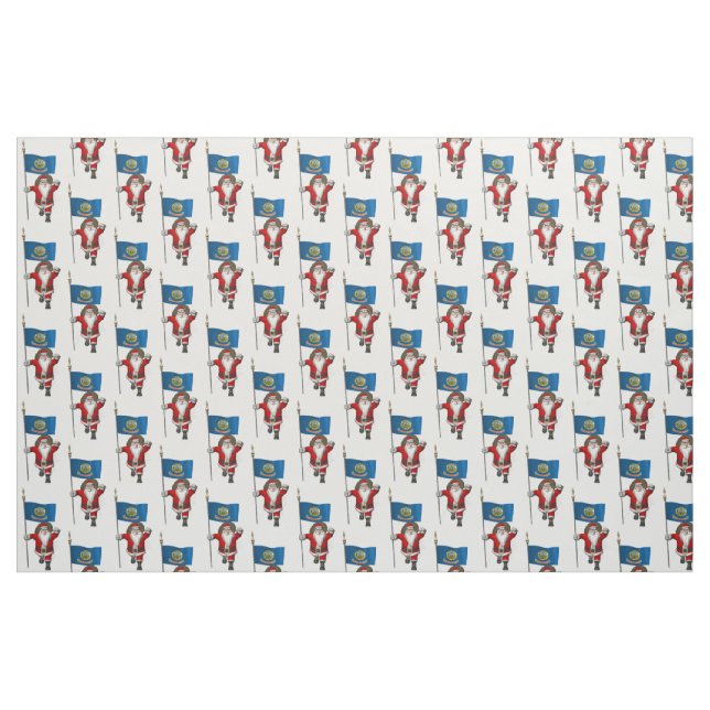 Jultomten kommer till Idaho Tyg (Fat Quarter)
