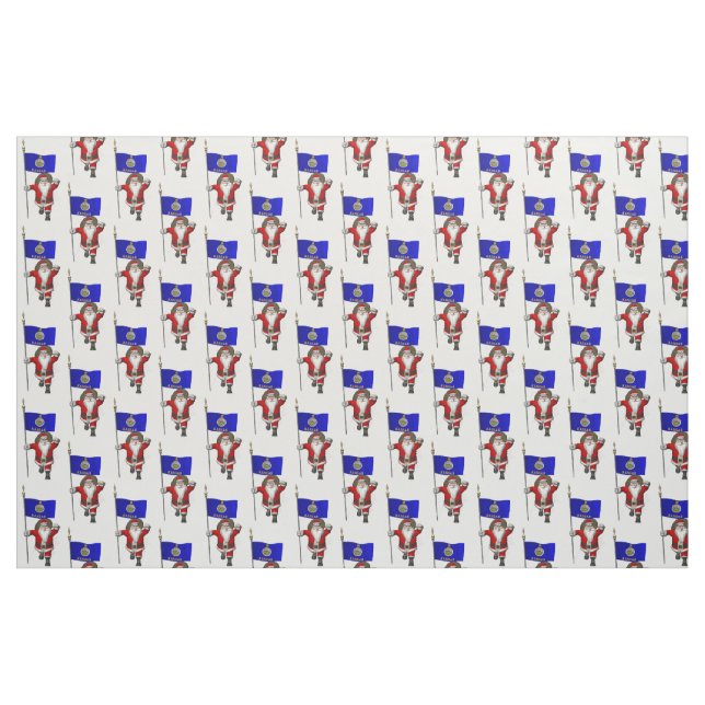 Jultomten kommer till Kansas Tyg (Fat Quarter)