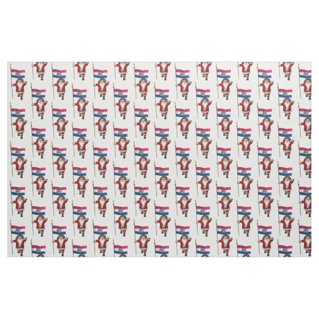 Jultomten kommer till Missouri Tyg (Fat Quarter)