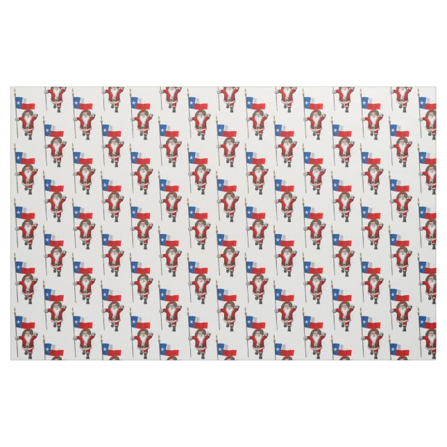 Jultomten kommer till Texas Tyg (Fat Quarter)