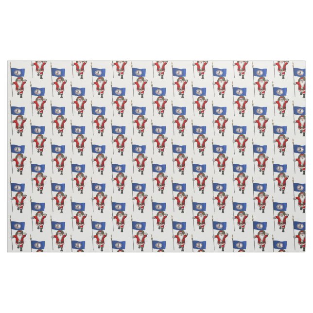 Jultomten kommer till Virginia Tyg (Fat Quarter)