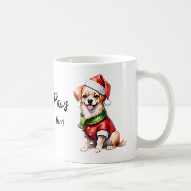 Jultomten-konfektion för juldagspuppen Bära Kaffemugg (Höger)