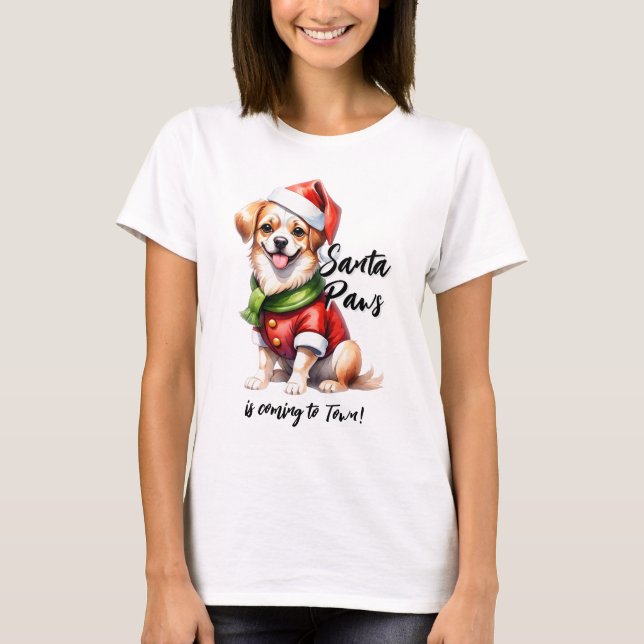 Jultomten-konfektion för juldagspuppen Bära T Shirt (Framsida)