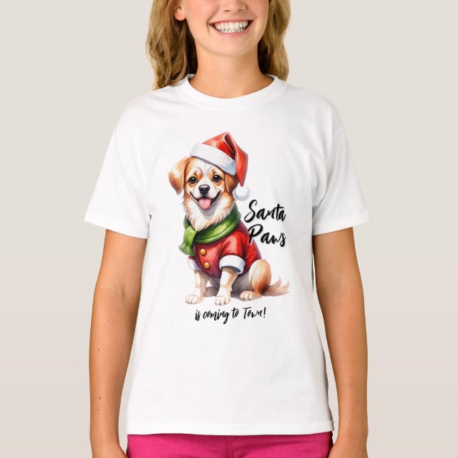Jultomten-konfektion för juldagspuppen Bära T Shirt (Framsida)