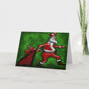 Jultomten-kort Helgkort
